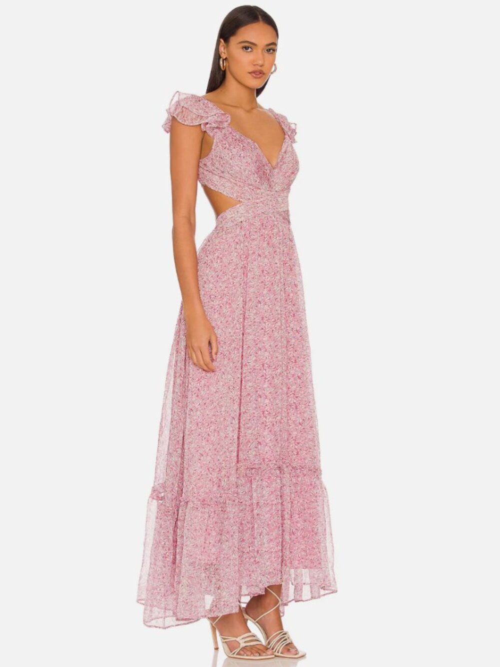ASTR The Label Primrose Floral Maxi Dress